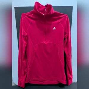 Adidas Pink Long Sleeve Athletic Top
